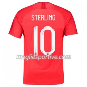 Completo Calcio Inghilterra Sterling 10 Divisa Trasferta Mondiali 2018